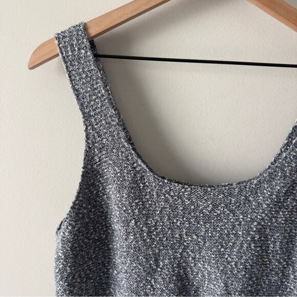 Free People FP Beach Knit Romper cream 100% cotton Declan pockets sleeveless M - Picture 4 of 10